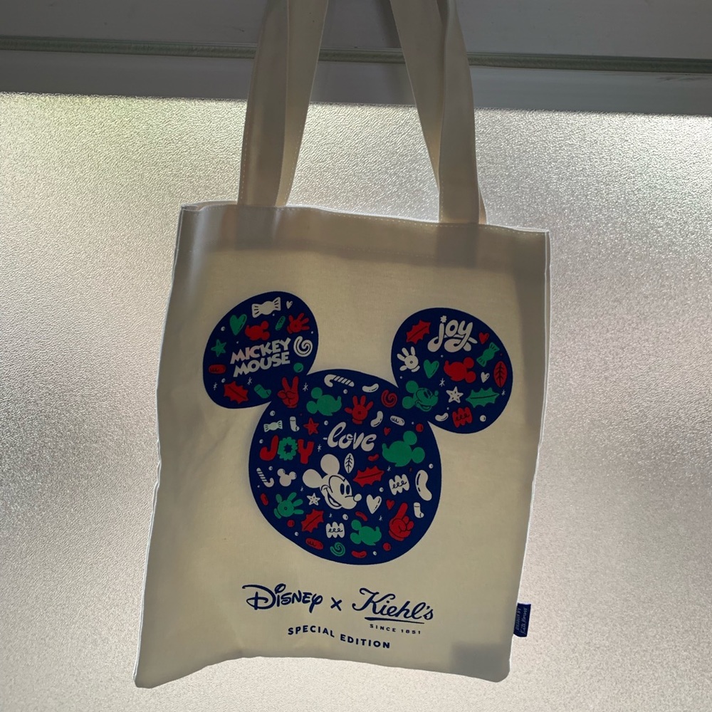 Disney x Kiehl's Tote Bag Christmas Xmas Special Edition